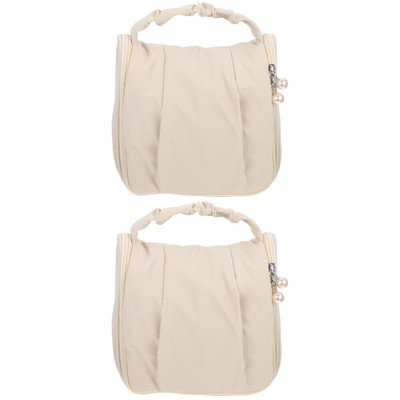  Set of 2 Wäschesack Reisen Tragbare Make -up -Tasche Zur Reisegröße