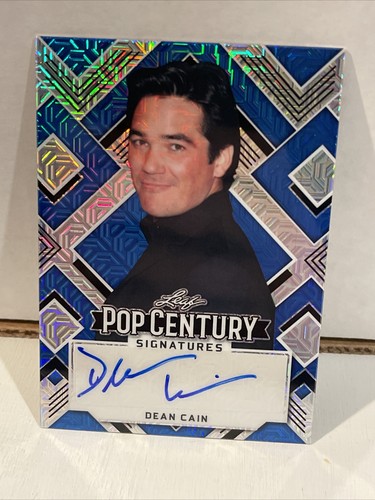 DEAN CAIN Auto 2022 Leaf Pop Century Signatures Autograph 4/15 Superman BA-DC1 - Picture 2 of 4
