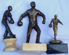 3 alte Bowling Pokale