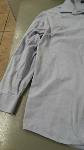 Tommy Hilfiger blue dress shirt sz 18 34-35 - Picture 2 of 6