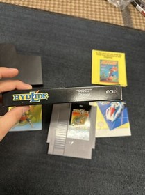 Hydlide (Nintendo Entertainment System, NES) Complete In Box CIB With Poster