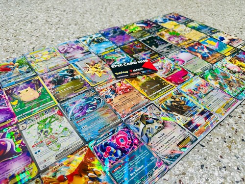 100 Pokémon TCG Card Lot - 1 Ultra Rare + 1 Vintage WOTC Card - No Duplicates! - Picture 3 of 4