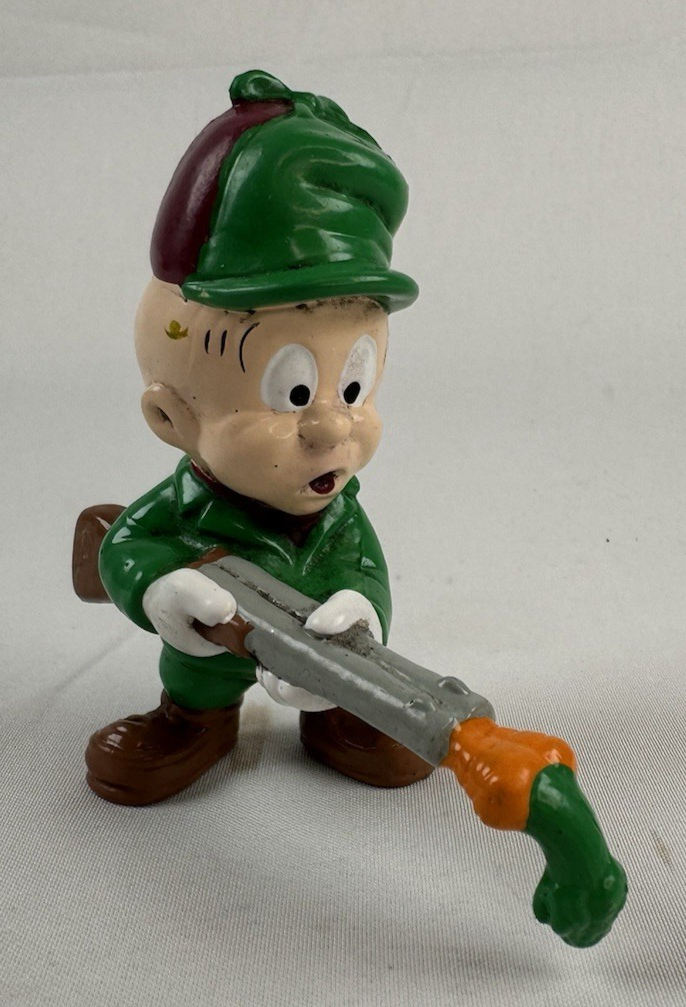 Elmer Fudd PVC Figure with Carrot Shotgun Looney Tunes 1988 Warner Applause