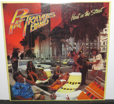 PAT TRAVERS BAND HEAT IN THE STREET (VG+) PD-1-6170  LP VINYL RECORD