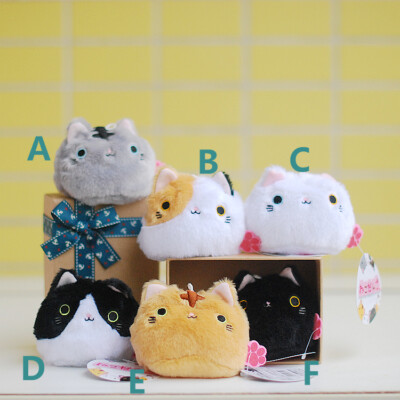 ぬいぐるみ Lina Meow Sesame Dango Kitten 20cm Lina Meow Sesame Dango Kitten 20cm ZENO - Refillable cat kicking