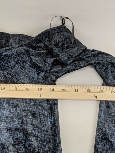 Ro & De Shirt Womens Sz L Anthropologie Velvet one Cold Shoulder Ruffle Nwt $54 - Picture 4 of 7