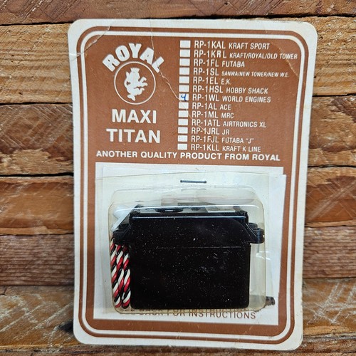 Royal Servo RP-1WL Maxi Titan Servo For Vintage World Engines (4-pin ...