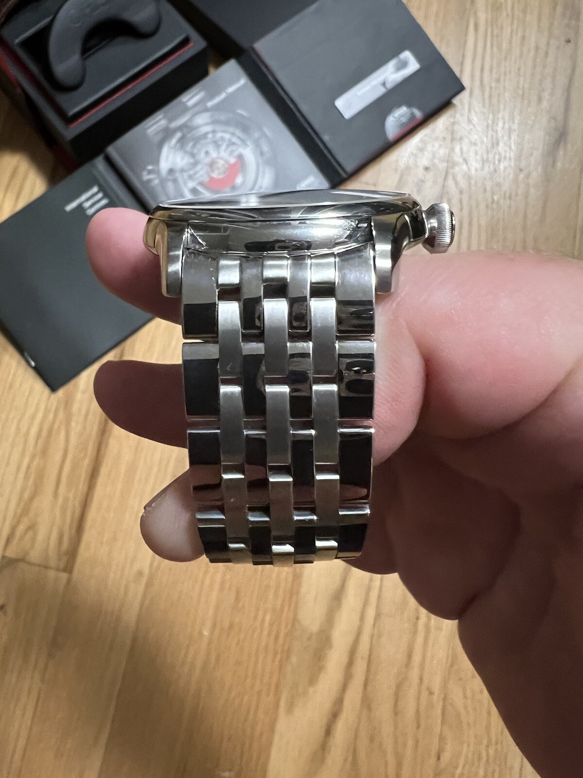 Oris Atelier Pointer Day Small Second Big Crown W… - image 7