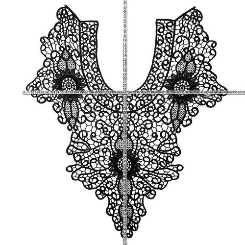 Applique Lace Fabric Sewing Embellishments Trims Patch DIY Neck Collar Decors - Picture 373 of 500