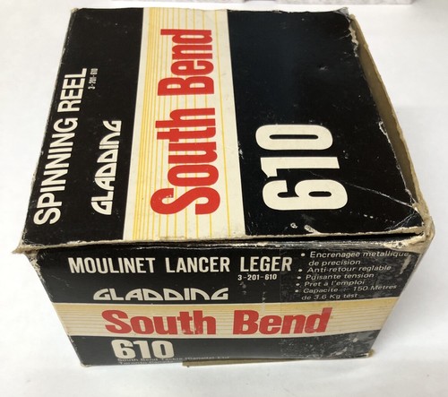 Carrete giratorio South Bend Gladding 610 con caja casi nuevo - Imagen 5 de 6