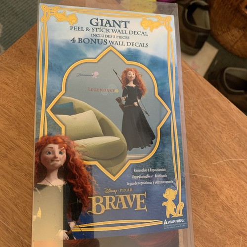 Merida Disney Brave Peel and Stick Giant Wall Decal Stickers - For Kids Room