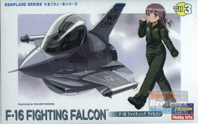 HAS60103 Hasegawa F-16 Falcon Egg Plane