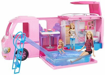barbie pool and slide