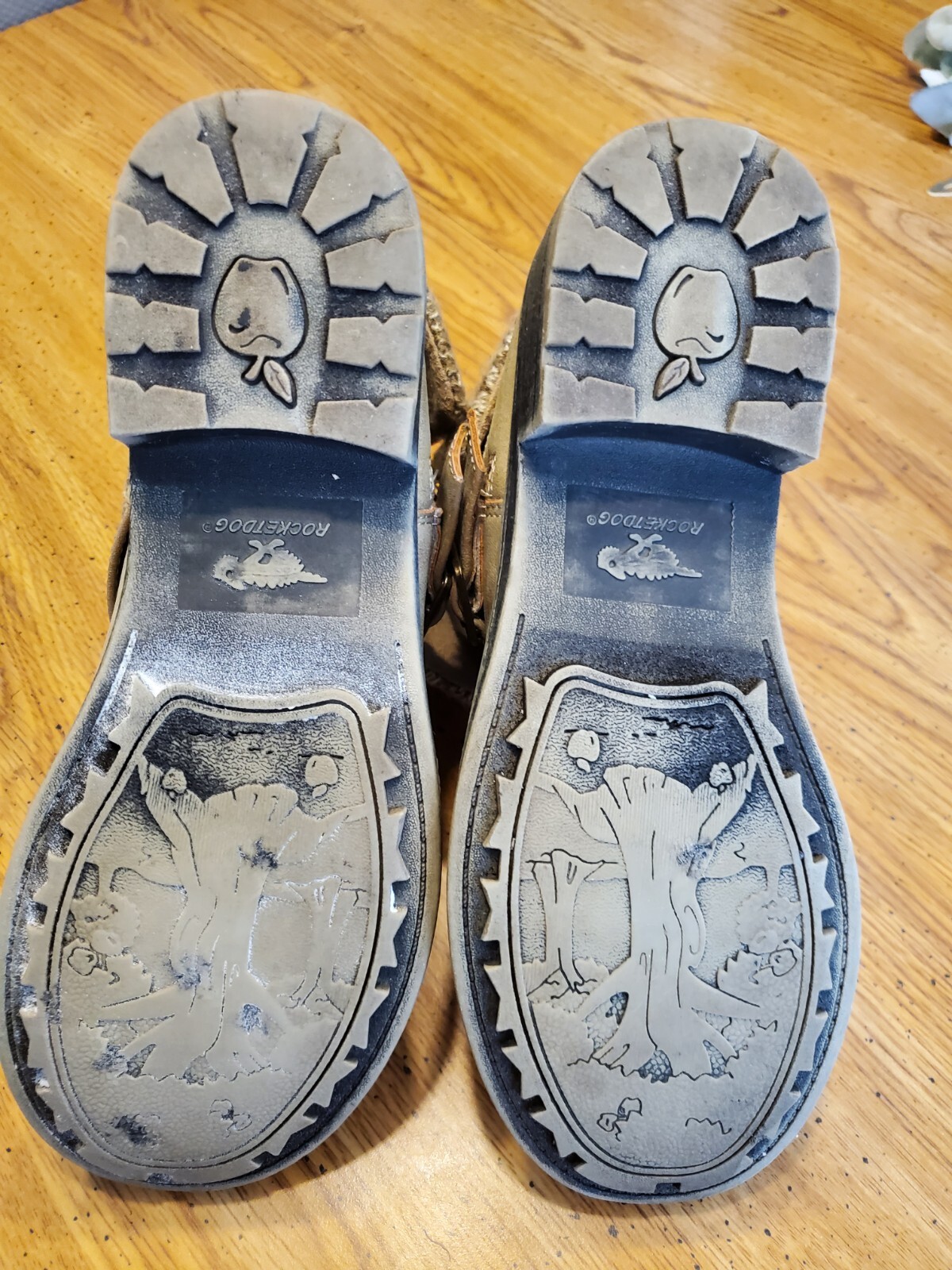 Rocket Dog Bentley Cuffed Ankle Boots Womens Size 8 Tan Side Zipper Sweater Boot eBay