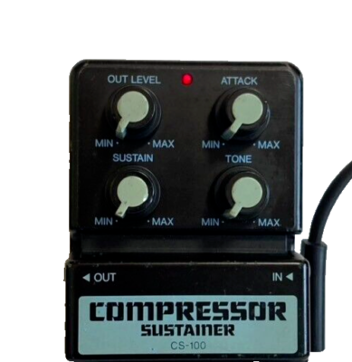 YAMAHAエフェクター Compressor Sustainer CS-100 Yamaha CS-100 Compressor Sustainer Guitar Effects Pedal From Japan