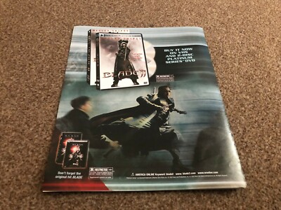 RSM10 MOVIE ADVERT 12X10 WESLEY SNIPS: BLADE II