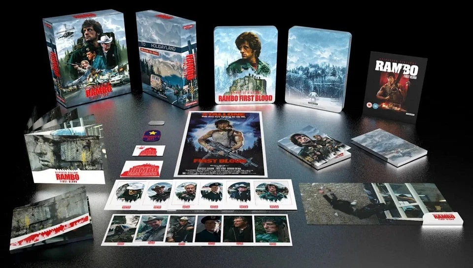 Rambo: First Blood - Zavvi Slipcase Edition 4K UHD & Blu Ray Steelbook - NEW - Image 4 of 4