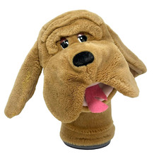 AURORA Harry the Hound Dog Brown 12" Plush Hand Puppet Golf Club Cover A A Vtg