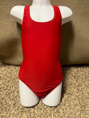 NWT Speedo Pro LT Red Girl's 1 Piece Swimsuit Size 4/20
