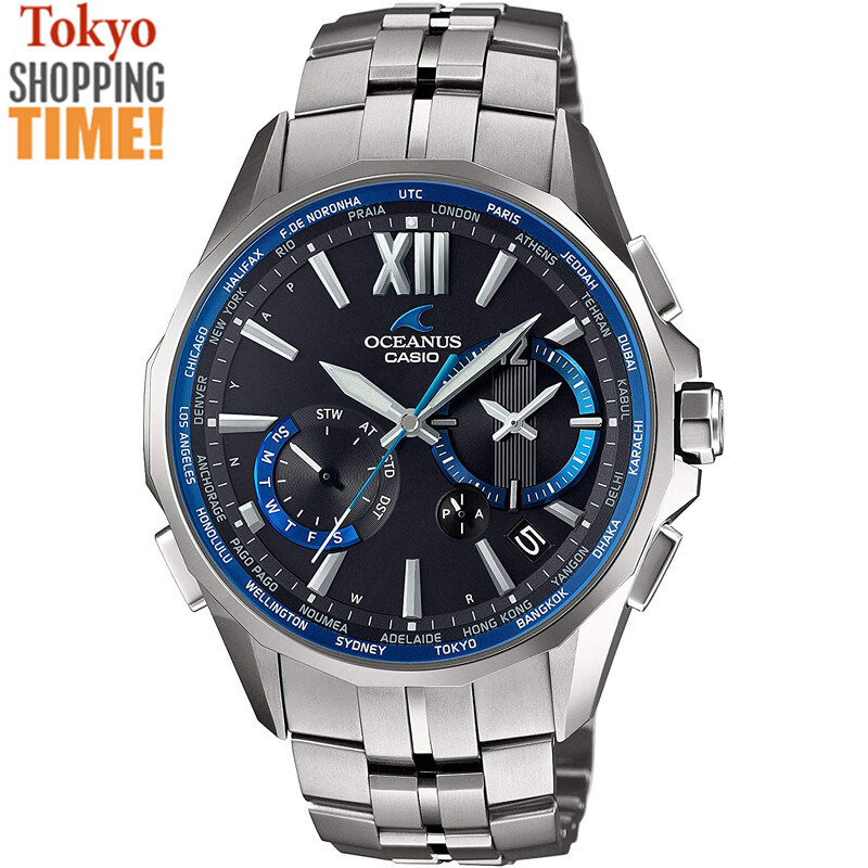Casio Oceanus Manta OCW-S3400-1AJF Titanium Solar Radio Men Watch
