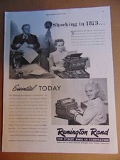 1947 REMINGTON RAND First Name In Typewriters!  vintage art print ad thumbnail