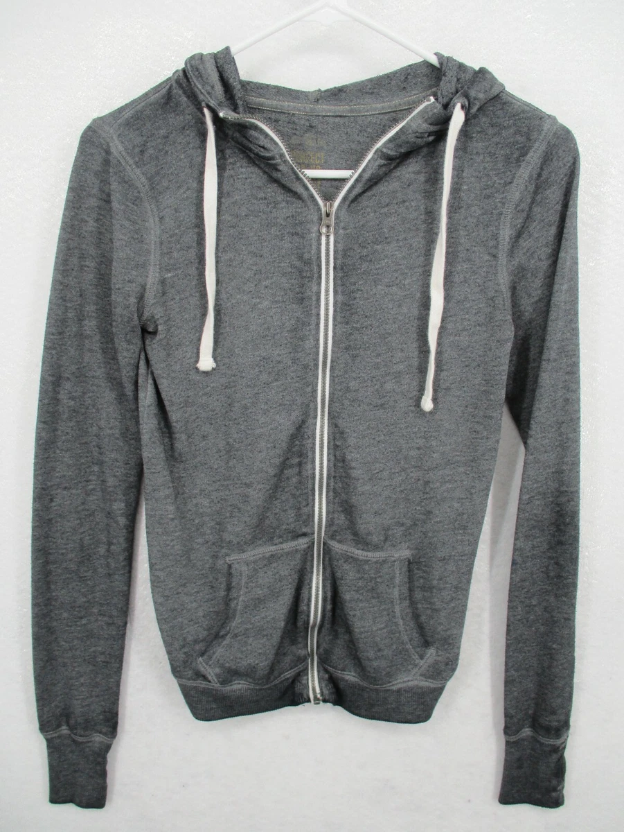 SO Womenu0026#039;s Hoodie XS Gray Perfect Zip Up Drawstring Pocket Jacket  Juniors Kohls | eBay