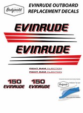 EVINRUDE FICHT RAM INJECTION 150hv Perämoottori   tarrat/stickers