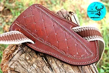 CUSTOM HANDMADE ENGRAVED LEATHER SHEATH FOR FIX BLADE KNIFE SURVIVAL EDC 911