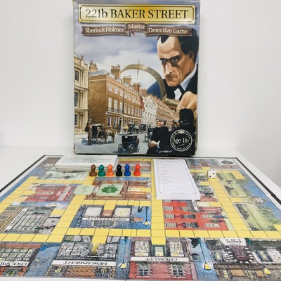 Gibson 221b Baker Street Board Game Rules Clues Book Missing 5012269007787 Ebay
