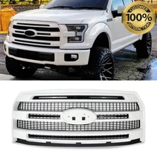 For 2015 2016 2017 Ford F-150 F150 Oxford White Front Grille W/O Camera Hole New