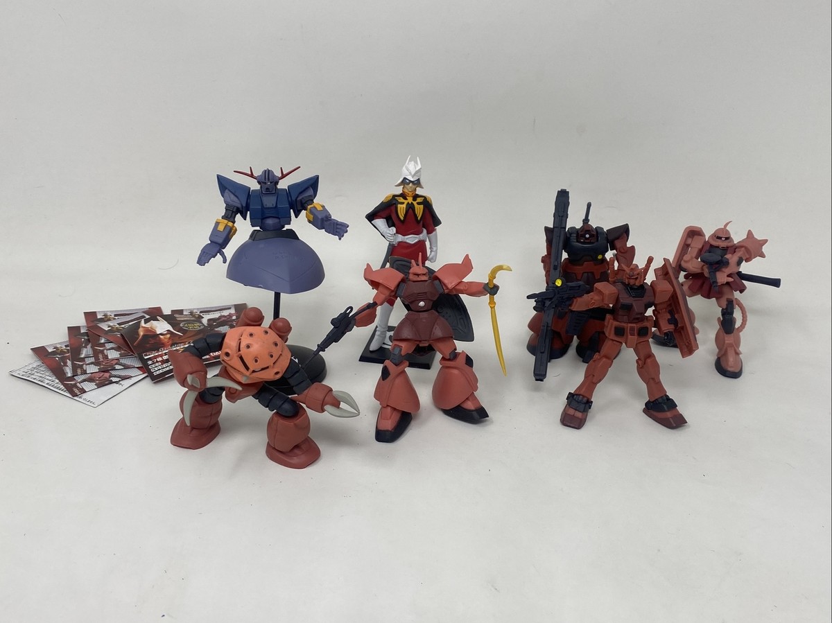 ①Bandai,HG,Gundam Char Aznable Collection, All 7 Figures ①Bandai,HG,Gundam Char Aznable Collection, All 7 Figures