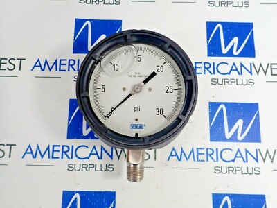 #ad #ad WIKA GAUGE 233.34 4.5quot; 30 PSI 1 2NPT LM 9833999 NEW $99.99