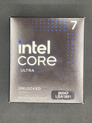LGA 1851 Intel Core Ultra 7 265KF - Core Ultra 7 Series 2 Arrow Lake 20 cœurs