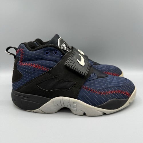 Nike Air Diamond Turf Atlanta Braves Baseball 309434-400 Size 9.5 Deion Sanders - Picture 3 of 8