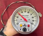 Auto Meter 4494 Ultra-Lite Single-Range Memory Tachometer Silver Tach