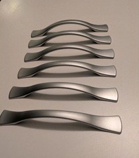 Möbelgriffe 6 Stück Metall Lochabstand 128 mm Schrankgriff Griff