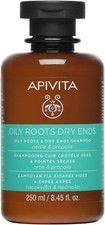 Apivita - Oily Roots Dry Ends Shampoo - Nettle, Propolis & Honey - Natural Sham