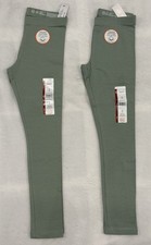 Wonder Nation Girls Cotton Leggings Medium 8 Milieu Green NWT Bundle 2 