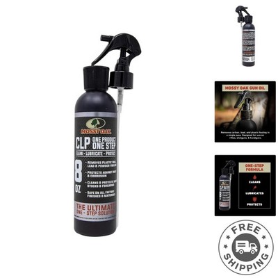 Effortless Gun Care: Mossy Oak 8 Oz CLP Oil - Cleaner, Lubricant & Protectant