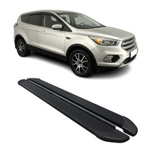 Seitenschweller Trittbretter Schweller für Ford Kuga II 2012-2019 Alu Schwarz