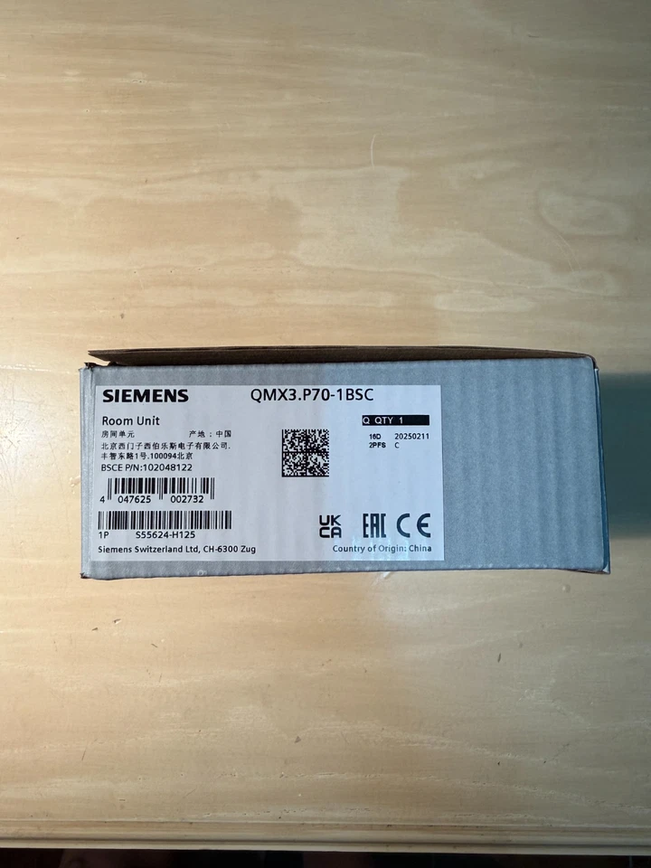 Siemens QMX3.P70-1BSC Sensor Ambiental con Pantalla – Temp/Humedad/Aire – BMS DX - Imagen 3 de 4