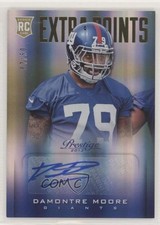 2013 Prestige Rookie Extra Points Gold Signatures 7/50 Damontre Moore Auto 04fm