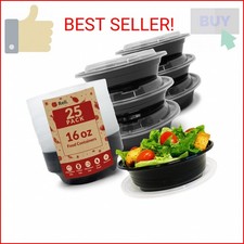 Reli. Meal Prep Container Bowls, 16 oz (25 Pack) Meal Prep Containers Reusable |