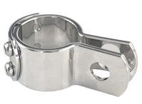 "Befestigungsklemme Schelle Chrom 38Mm SturzbüGel 1-1/2\" Rahmen Harley Japaner 1A"