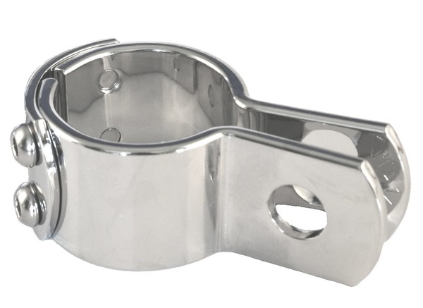 "Befestigungsklemme Schelle Chrom 38Mm SturzbüGel 1-1/2\" Rahmen Harley Japaner 1A"-image