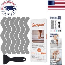 24PCS Waterproof Anti-Slip Shower Stickers - Non-Toxic Safety Solution