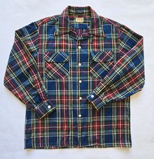 Vintage McGregor Plaid Shirt Men's Medium Button Up Work Shirt from 50s