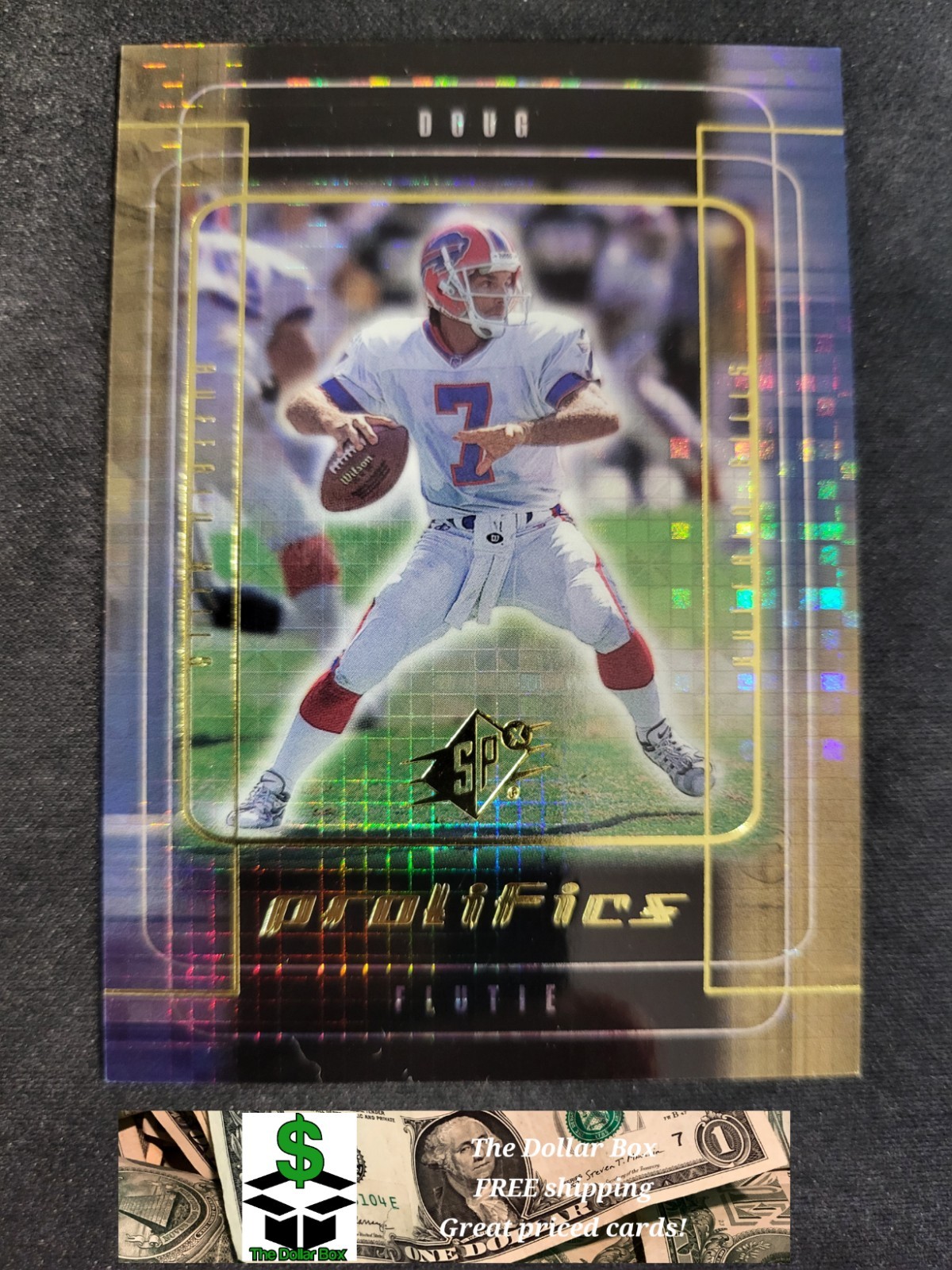 1999 SPx Doug Flutie PROLIFICS Card #P8 Bills