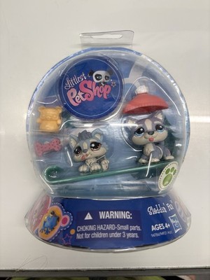 LPS LITTLEST PET Shop - #1684 Chien Husky Yeux Bleus - Petshop Hasbro EUR 14,90 - FR