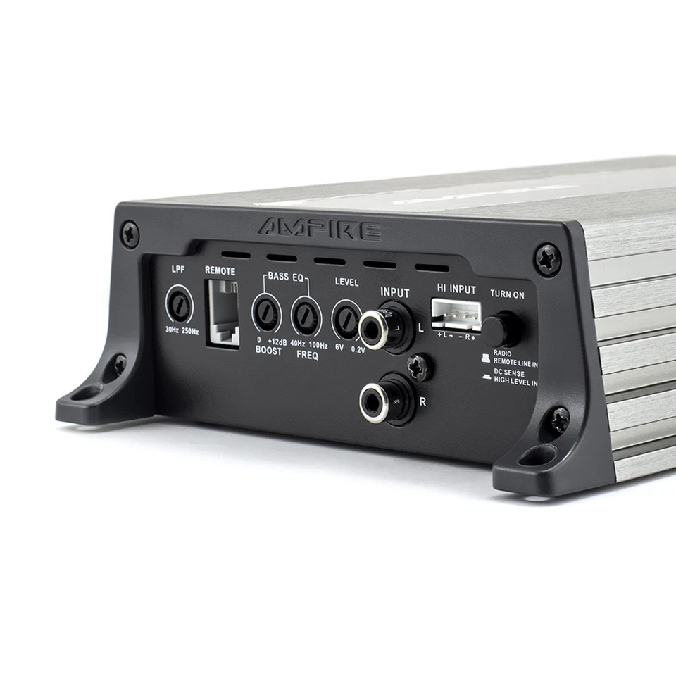 Mono 1-Kanal Digital Endstufe max 1000W CarHifi 251x141x50mm Ampire MBM500.1-3G - Bild 3 von 4